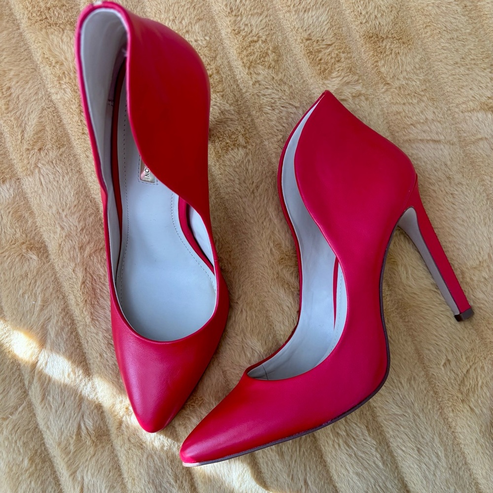 BCBG Vibrant Red Stiletto Heels